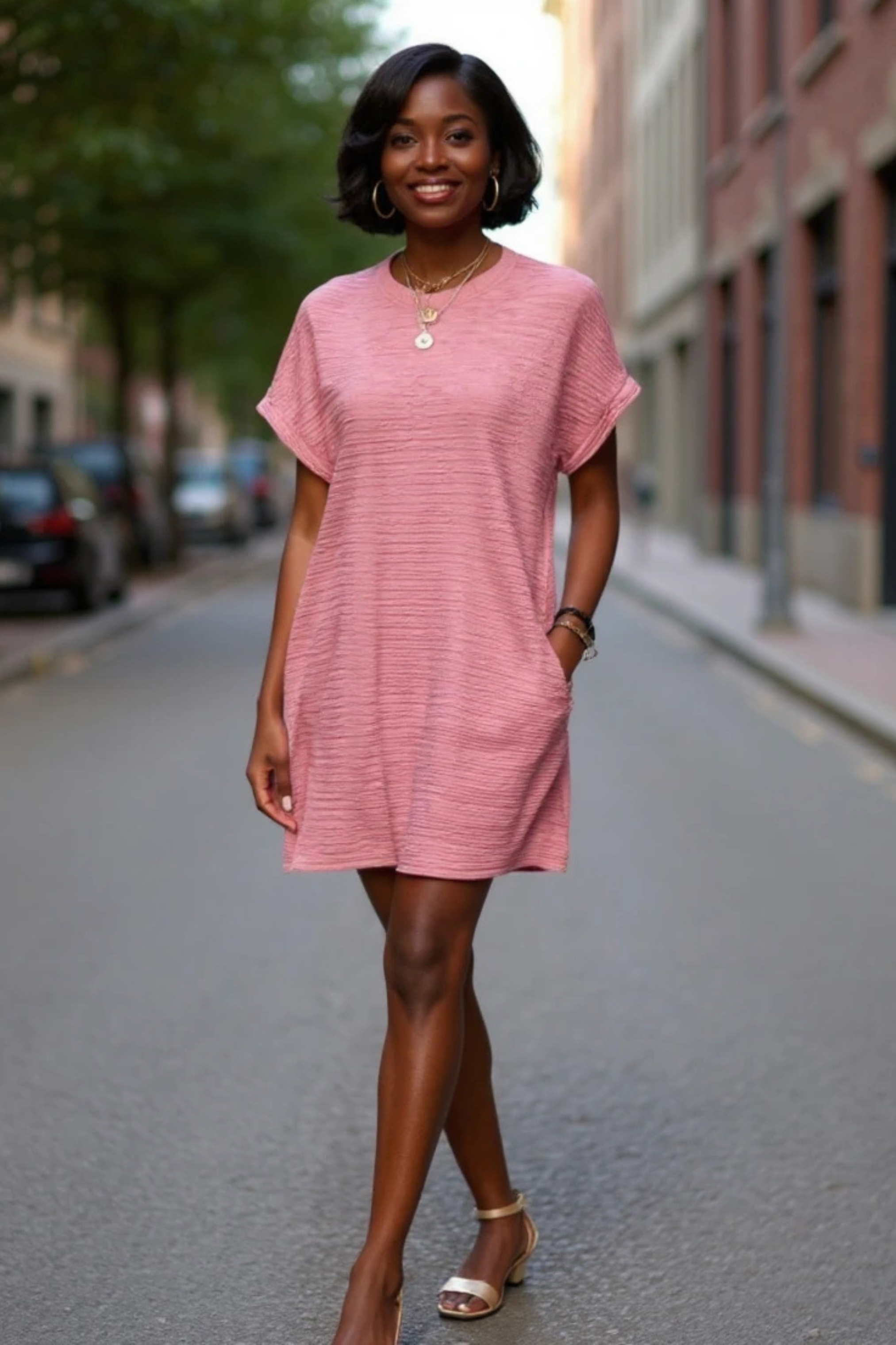 Summer T-Shirt Dress with Pockets | Summer 2025 Collection