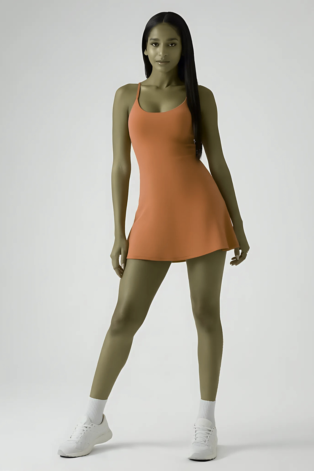 Sierra – Active Mini Dress with Built-in Shorts | Summer 2025