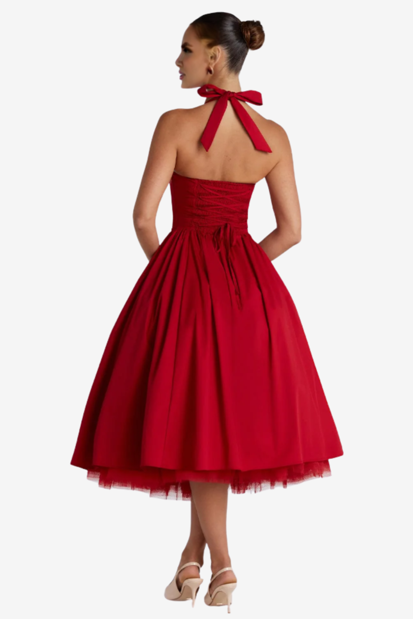 Elara Contour Midi Dress