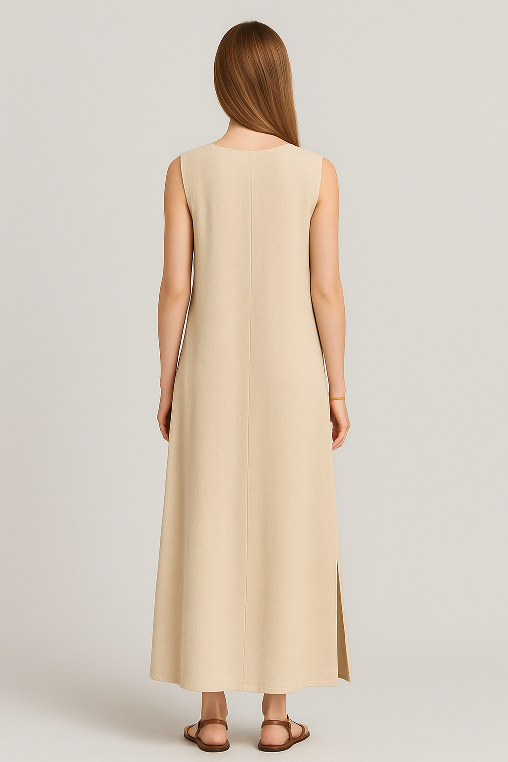 Élise – Flowy V-Neck Maxi Dress